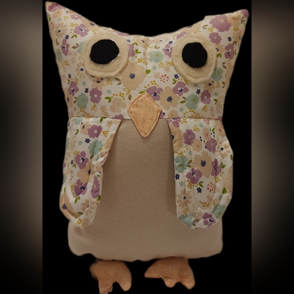 Floral Owl Plush Toy